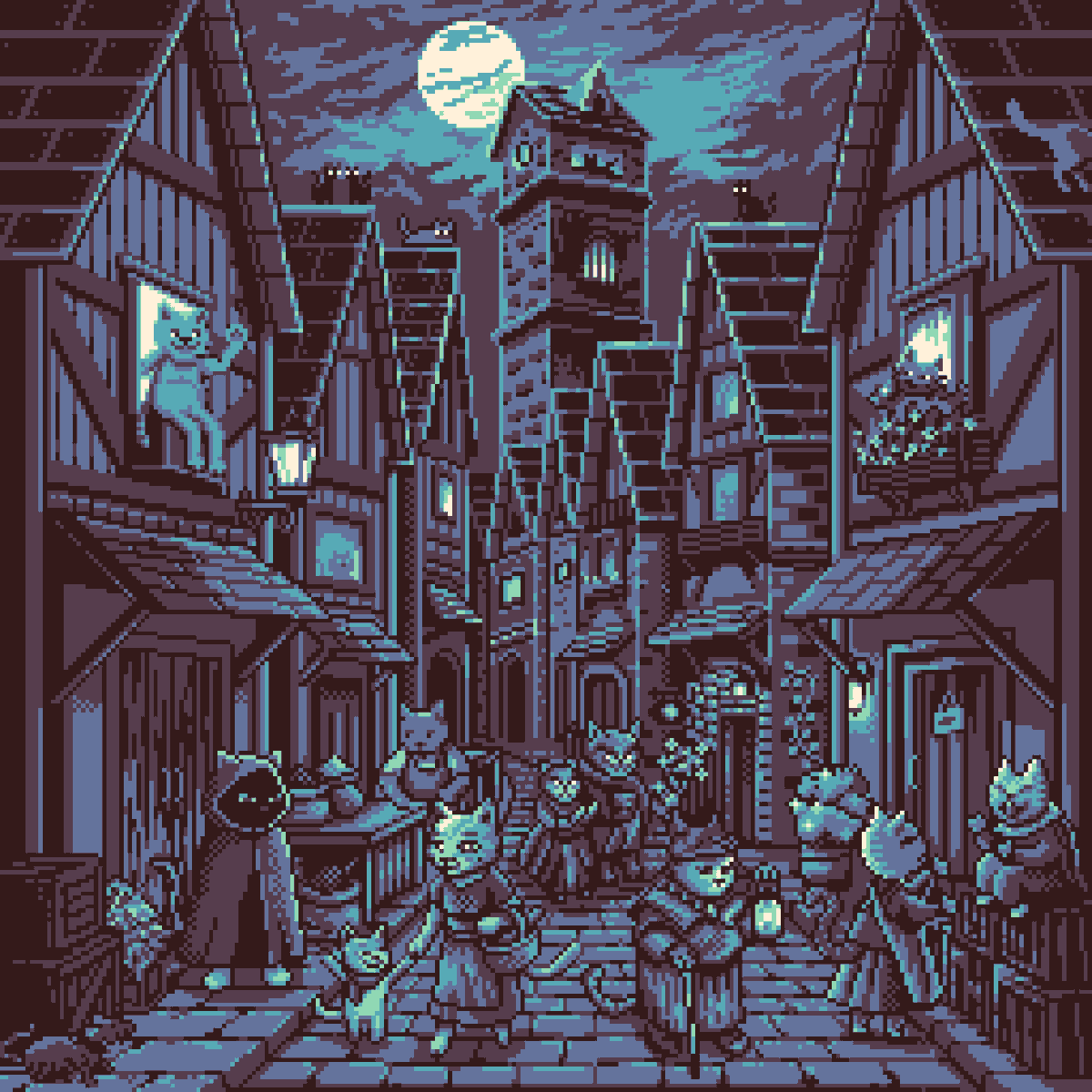 basepaint_xyz's tweet photo. 4 hours remaining to mint Day #942: Cat Alley!
https://t.co/rjEKsLNE2f https://t.co/gLPKqooMqV