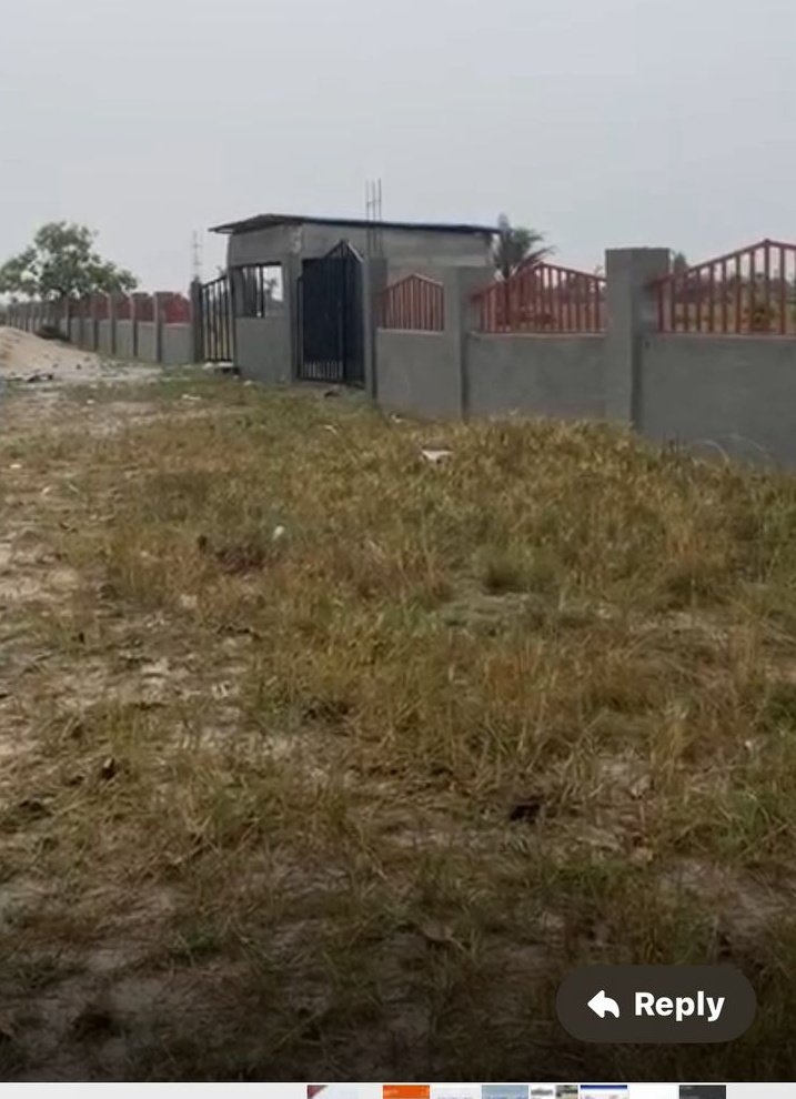 Land FOR SALE 
Size: 600 SQM
Location: Royal County Estate Phase 3, Folu-Ise, Adjascent La-campagne Tropicana, Ibeju-Lekki, Nigeria 🇳🇬.
Title: Governor's Consent 
Price: N13M
Brief: Direct Sale 
Contact me: 08060713838