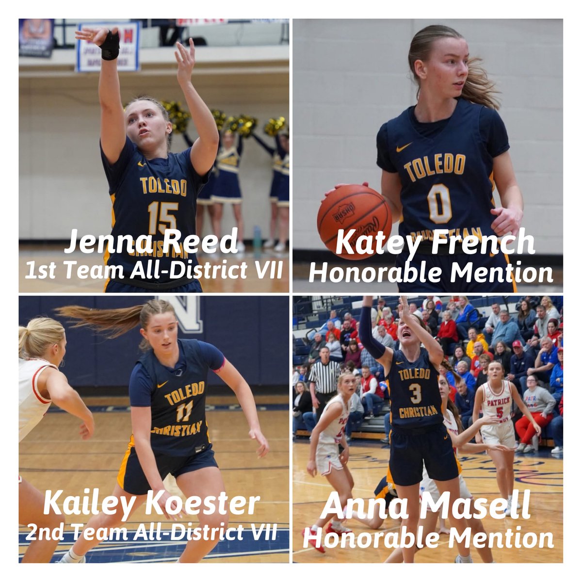 Toledo Christain Lady Eagles Basketball tweet media