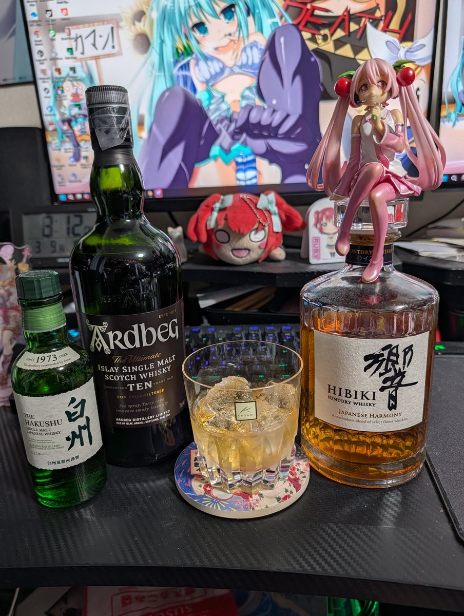 今日はミクさんの日って事で、いつもより良いお酒飲みましょｗ