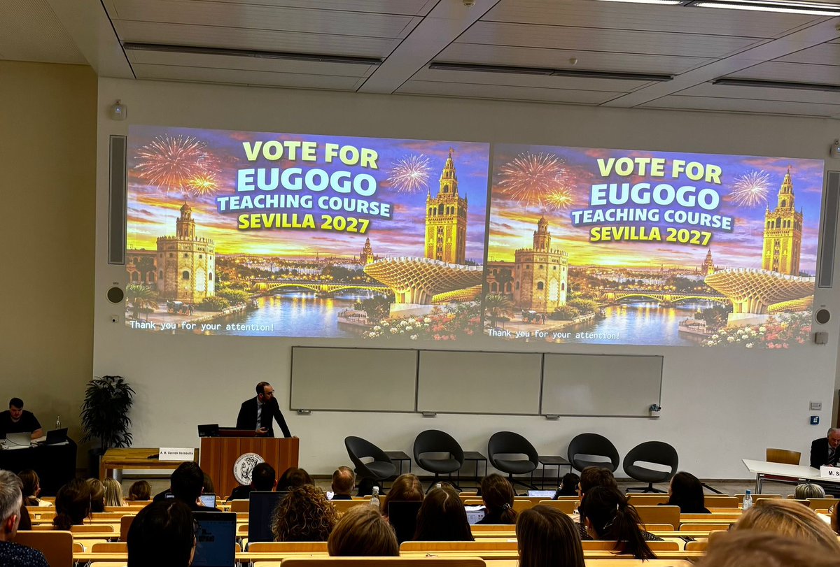 OftalmoMacarena's tweet photo. Nuestros Dres. @Ambliope86 &amp; @msotosierra han participado en un productivo #EUGOGOTeachingCourse 2️⃣⏺️2️⃣6️⃣ en Essen 🇩🇪. El próximo en Sevilla‼️ #MarcaMacarena👀 @SAOoftalmologia @OftalmologiaSEO @HUVMacarena https://t.co/6OXjg3BXmH