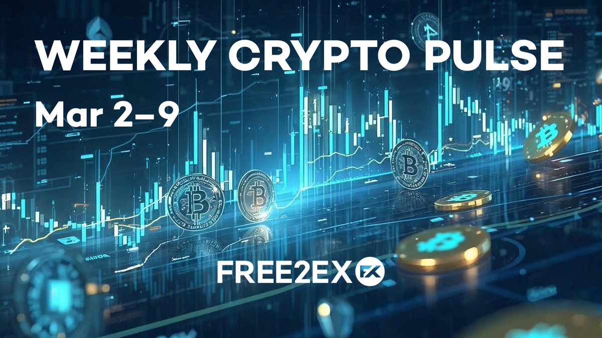 free2ex's tweet photo. 📊 Weekly Markets (Mar 2–9): Crypto holds gains—BTC +2.8%, ETH +2.5%, SOL +4–5%—but volatility spikes amid oil &amp; geopolitics. Stocks dip (S&amp;P −1.3%, NASDAQ −1.6%) as investors take profits. Gold &amp; silver shine as safe havens. Macro &amp; geo risks remain key drivers. https://t.co/85R821qpRx