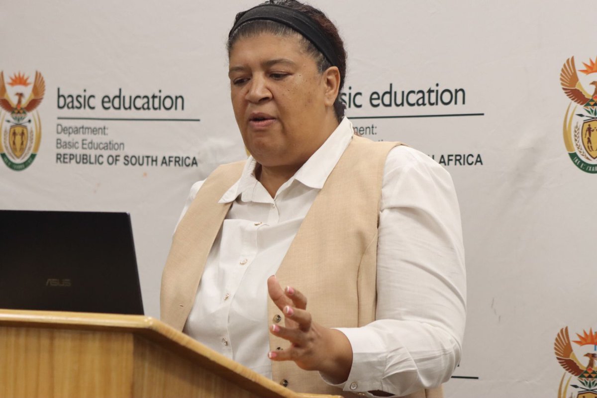 DBE_SA's tweet photo. #WIal | Ms Cheryl Weston, Chief Director at the DBE Ministry delivered a presentation highlighting the Department’s ongoing commitment to strengthening teacher development and advancing the quality of schooling across South Africa.
Her presentation reflected on the important progress being made to support educators and enhance the education system, while acknowledging the broader social realities that continue to shape the schooling environment. Ms Weston noted that inequalities present in society can sometimes be reflected in schools, and emphasised that the DBE has implemented a range of forward-looking policies and targeted initiatives aimed at addressing these challenges.
She underscored that transforming the education landscape is a long-term journey, one that requires sustained collaboration, strategic investment and continued innovation. Through focused resource allocation and dedicated programmes that empower teachers, the Department remains committed to building a more inclusive and equitable education system that enables every learner to thrive.
#TeacherDevelopment #WorkIntegratedLearning #EducationZA #GovZAUpdates