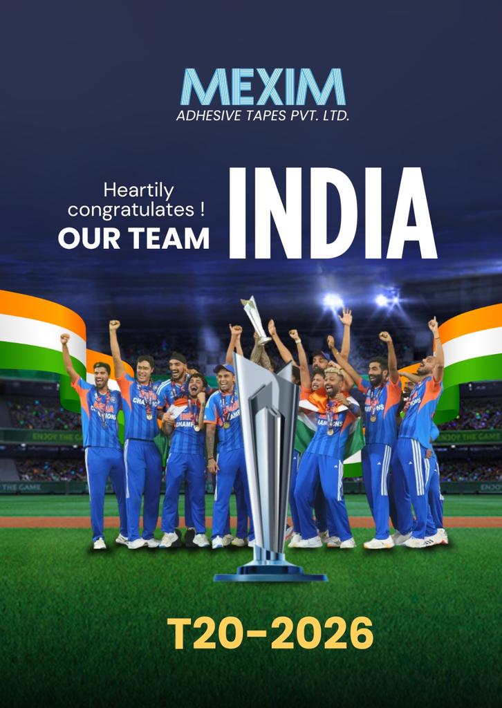 meximadhesive's tweet photo. With every win may we get stronger 💪 
#T20WorldCup2026Champion https://t.co/bzUC6yLEJ7