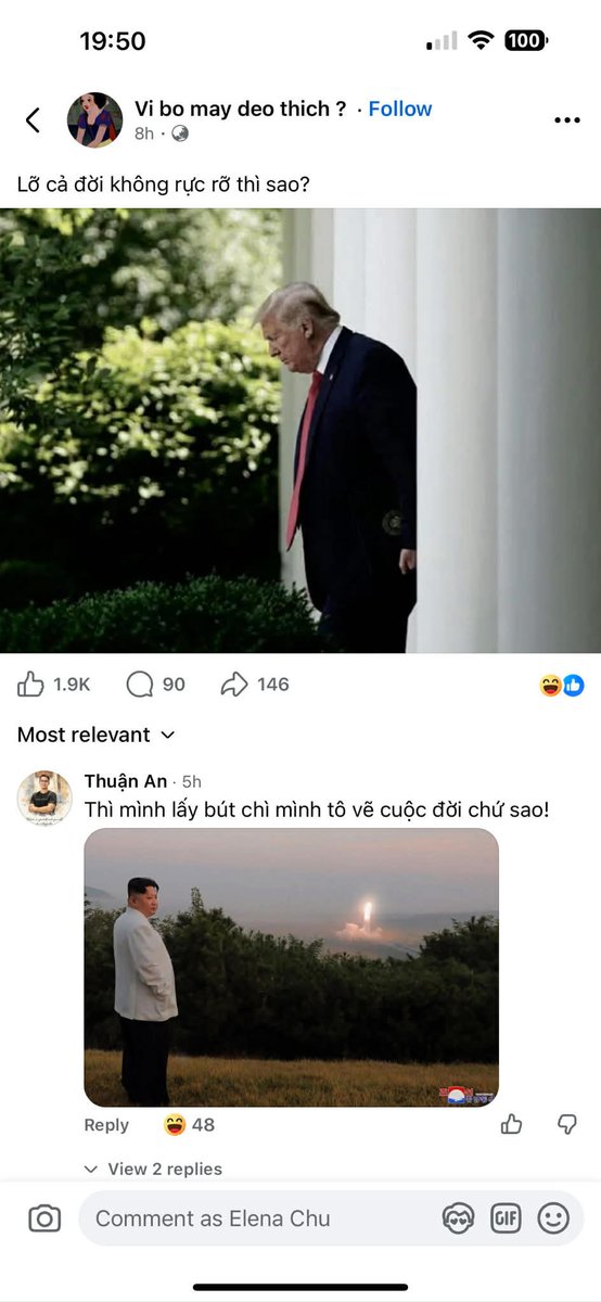 tamckd92's tweet photo. Nhiệm kỳ này Trump chưa rực rỡ lắm. Bày trò chiến tranh https://t.co/OgOoLdhRPr