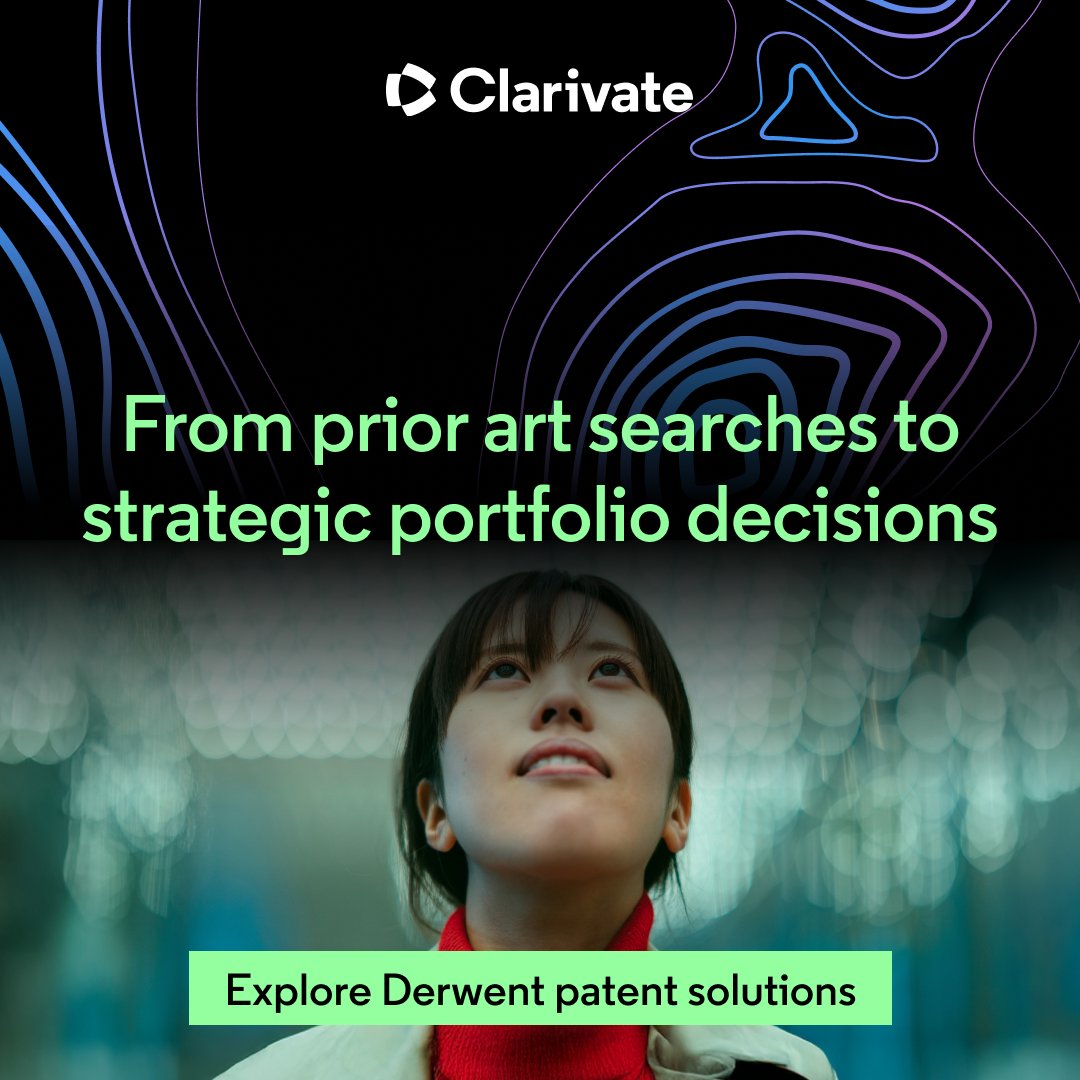 Clarivate for Intellectual Property tweet media