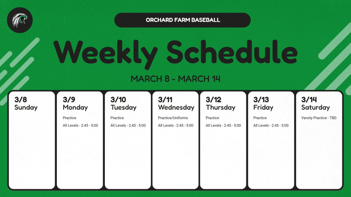Orchard Farm Baseball tweet media