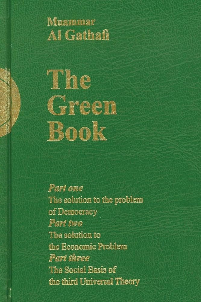50YearsAgoLive's tweet image. Muammar Gaddafi’s manifesto, the Green Book, is first published in English.