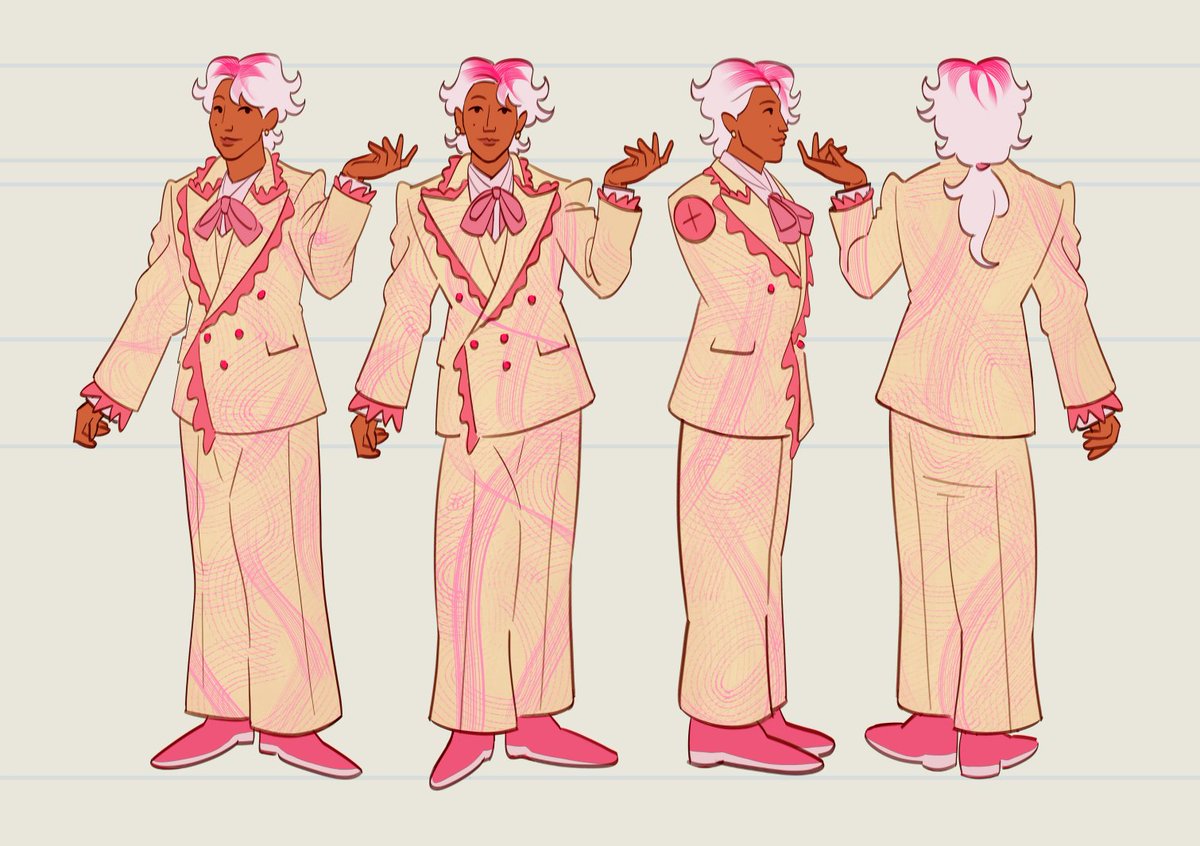 [FINAL DESIGN & TURNAROUNDS] CHARACTERS: 🐇 YSA, 20-something college ...