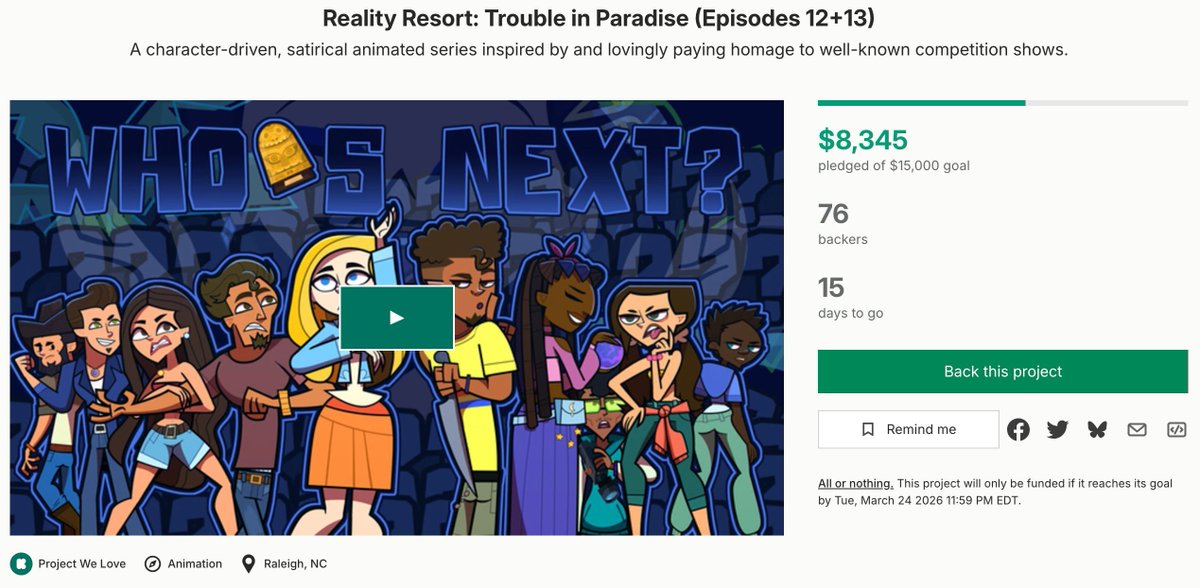 The Reality Project tweet media