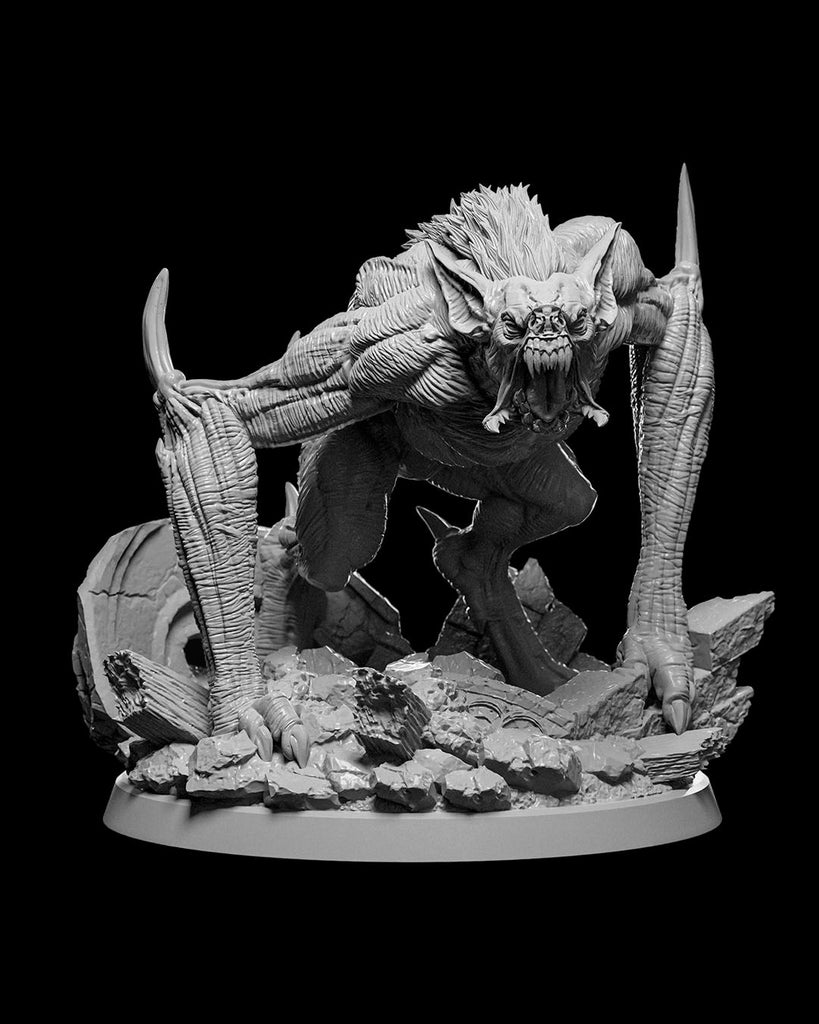 Buyfilterstore's tweet image. Unleash the fearsome Dire Bat into your tabletop realms! 🦇 This 3D printed masterpiece welcomes painters, RPG players, and collectors with its detailed resin finish. Unpainted and ready to customize for just $9.99. Grab yours now! #CustomMade #buildink-miniature ##DesignYourOwn