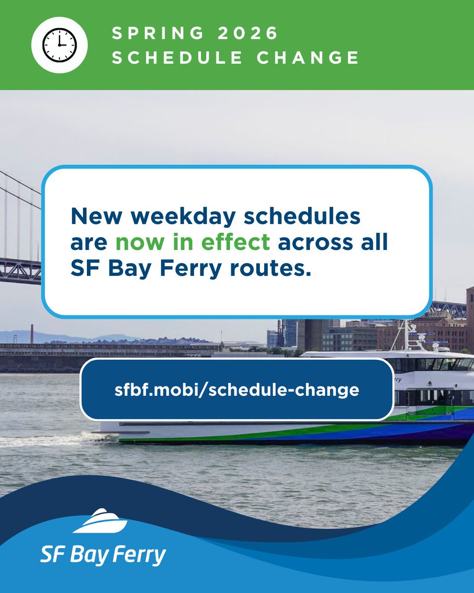 San Francisco Bay Ferry tweet media