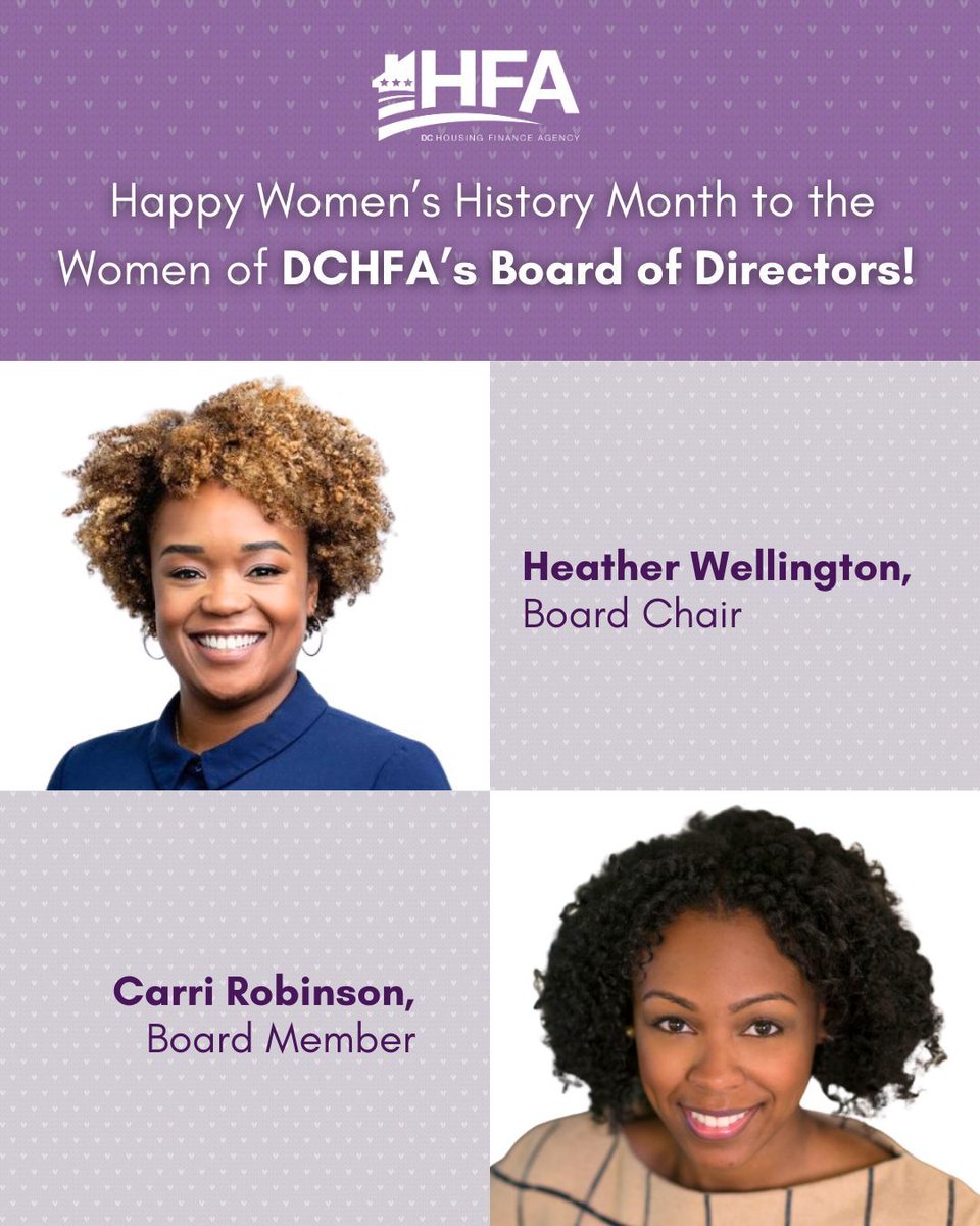DC Housing Finance Agency (DCHFA) tweet media