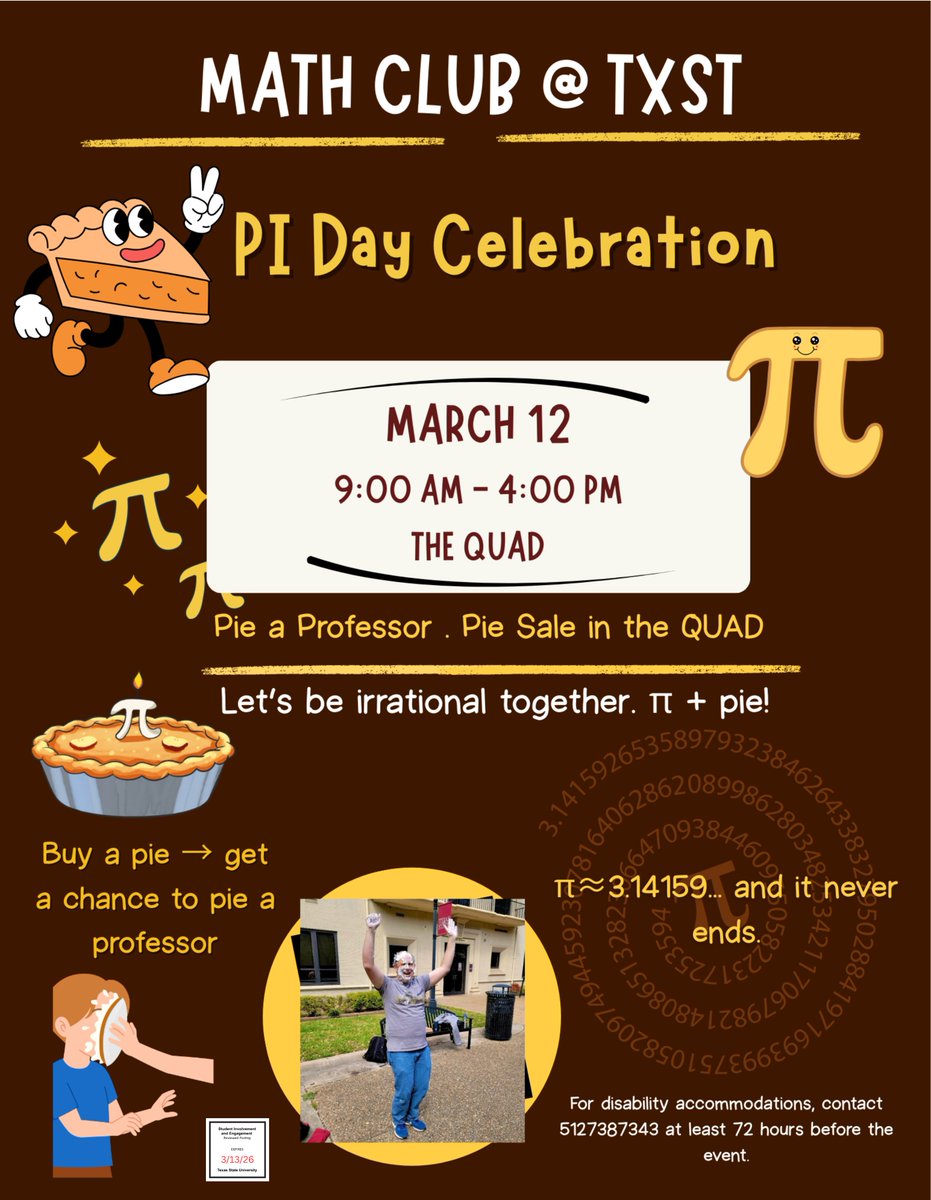 Texas State Math tweet media