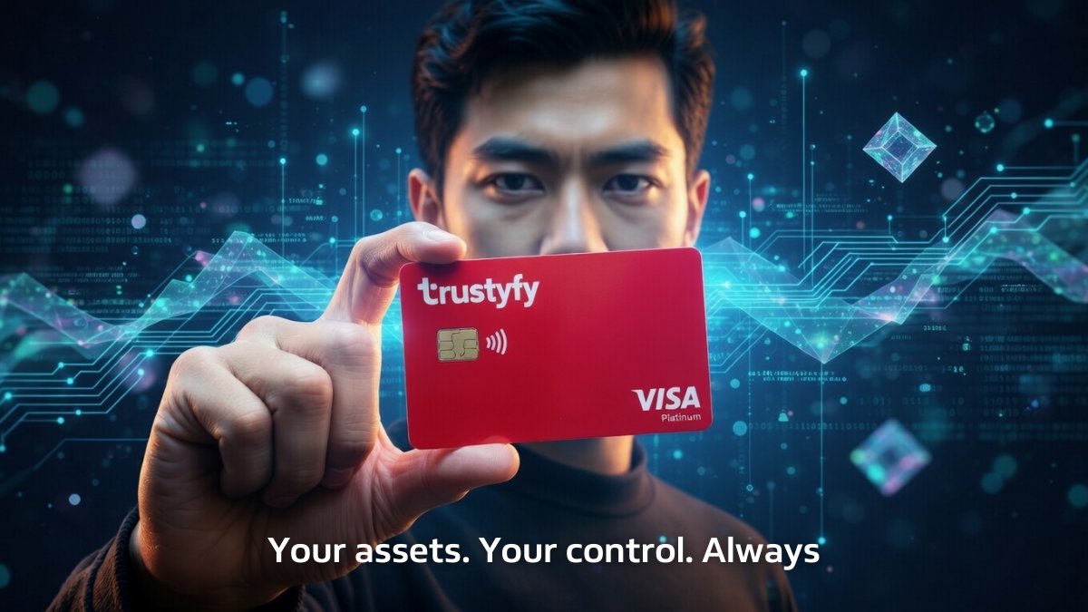 Tired of banks controlling your money?

At Trustyfy, we believe in true financial freedom. 

Your assets. Your control. Always. 

This isn't a bank; it's a revolution in how you manage your wealth.