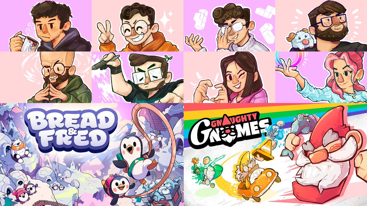 Bread & Fred | Gnaughty Gnomes tweet media