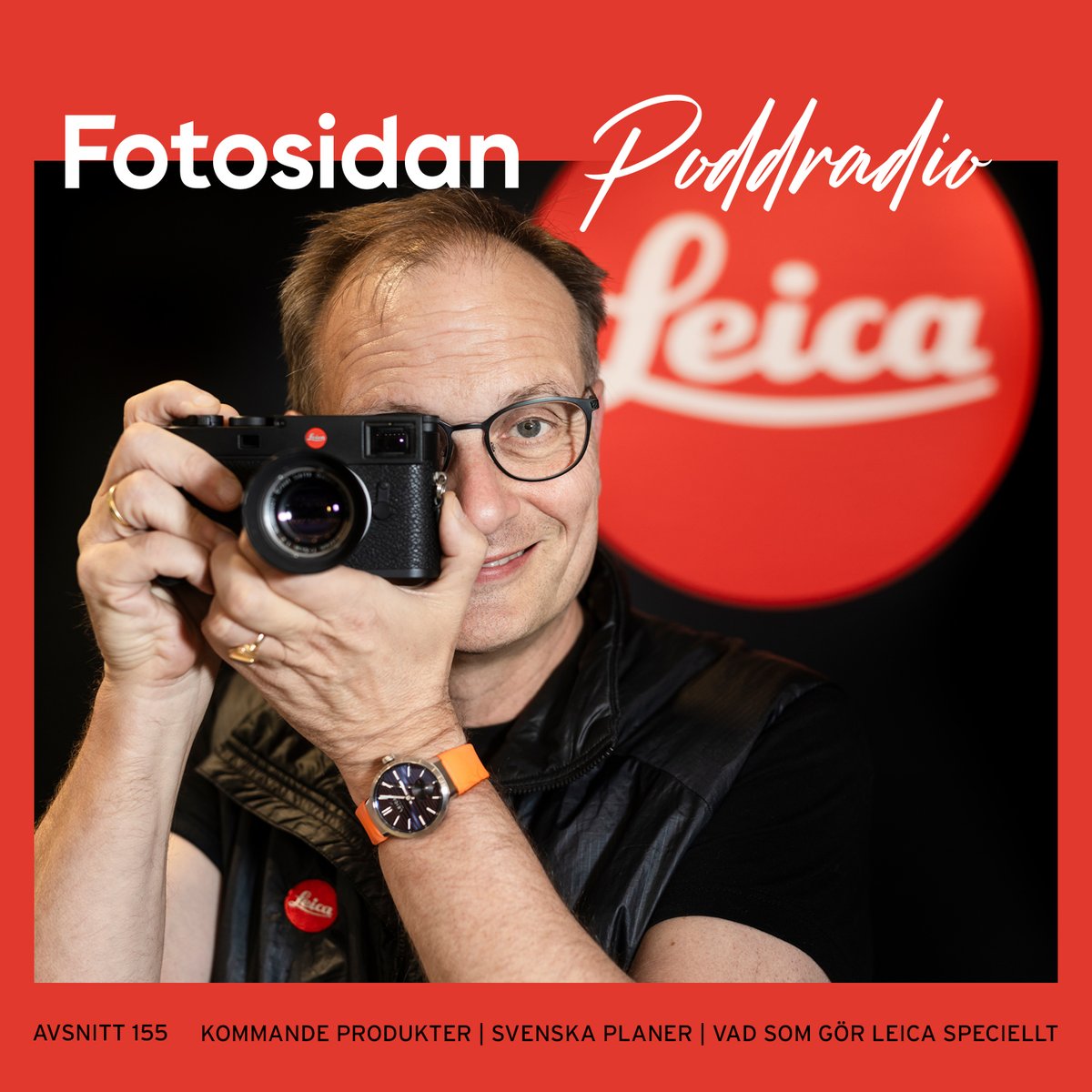 Fotosidan Poddradio #155 – Vi träffar Leica: Magnus träffar Stefan Mann från Leica på Naturfotodagen i Västerås. Vi får höra om kommande produkter, Leicas nya Stockholms-planer, hur det är att jobba på Leica med mera. fotosidan.se/cldoc/podd/fot…