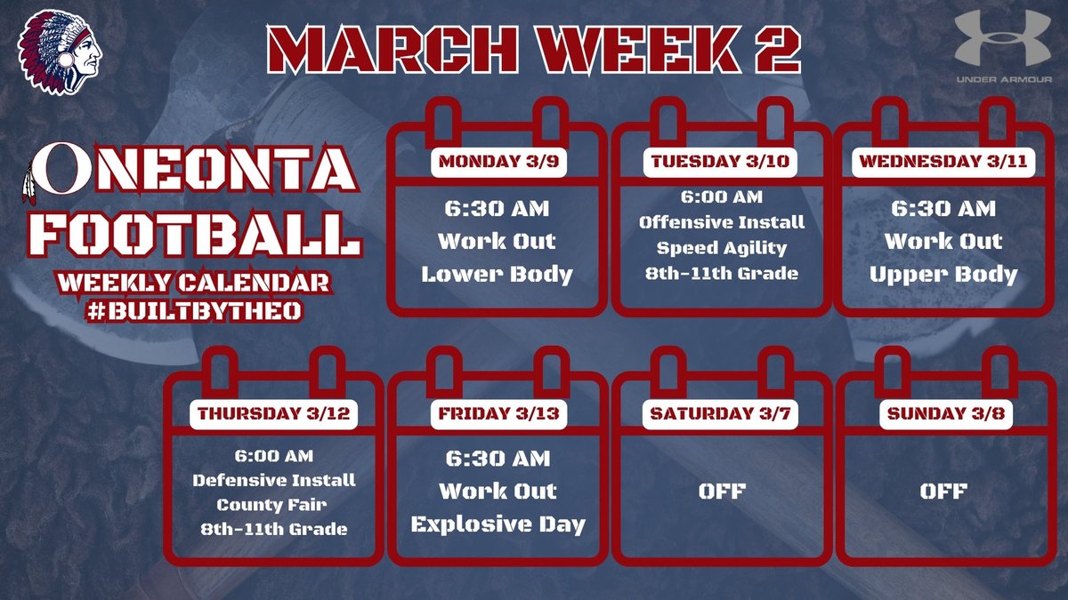 Oneonta Football tweet media