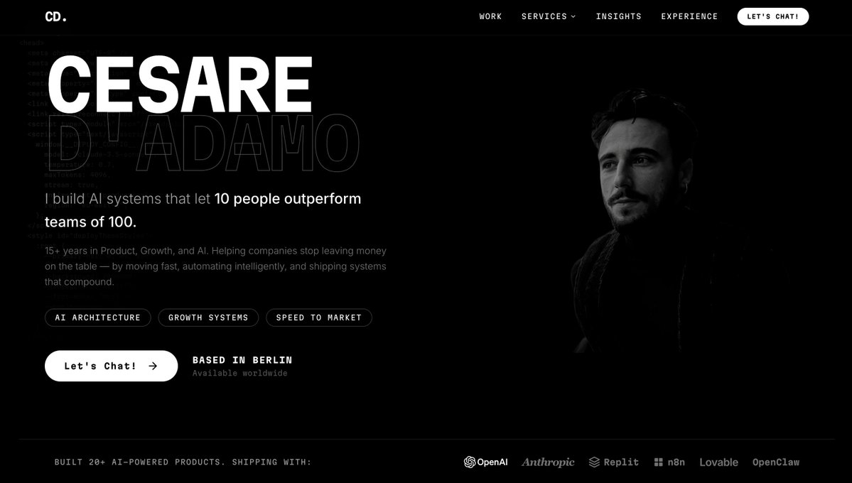 Cesare D'Adamo tweet media