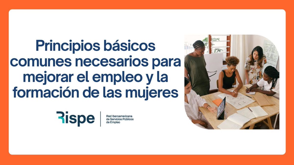 empleo_SEPE's tweet photo. 🚺 La Red Iberoamericana de Servicios Públicos de Empleo #RISPE adoptó, en su reunión de la VI Asamblea celebrada el pasado 23 de febrero, un decálogo de ‘Principios básicos comunes necesarios para mejorar el empleo y la formación de las Mujeres’. https://t.co/Le7XuGEJ00