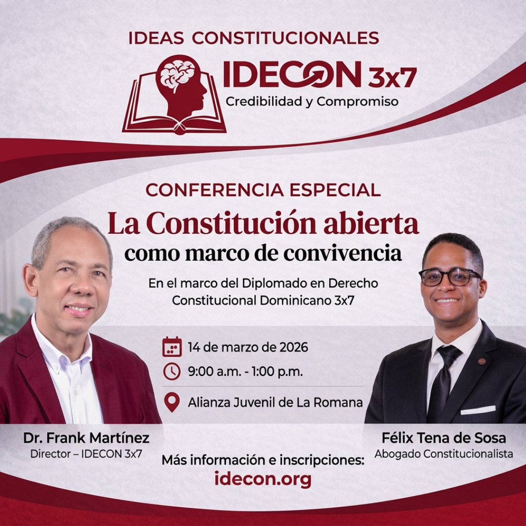 Ideas Constitucionales 3x7, (IDECON 3x7) tweet media
