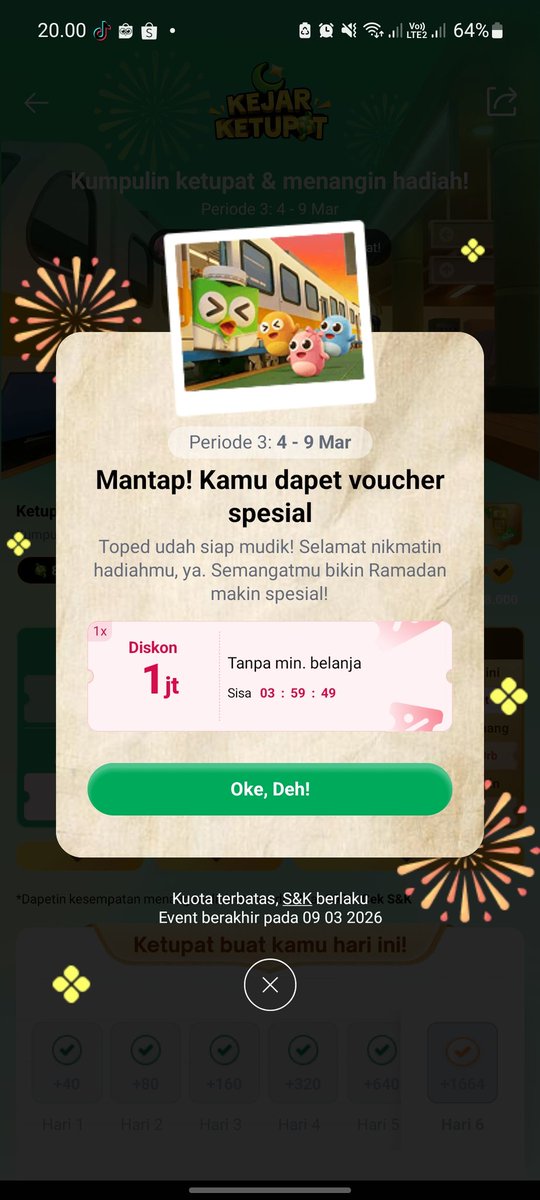 dapat sejuta ya allah alhamdulillah 😭😭