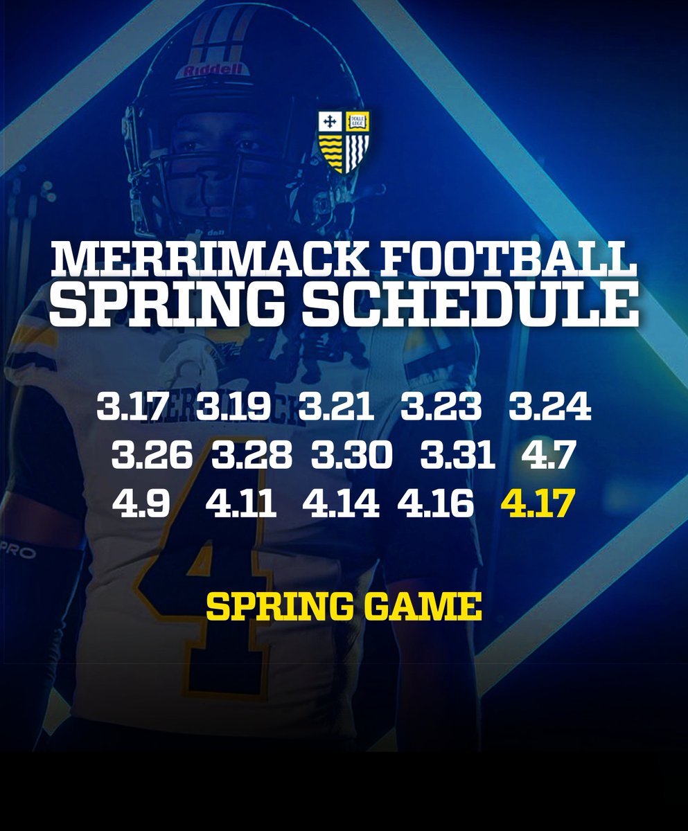 Merrimack Football tweet media