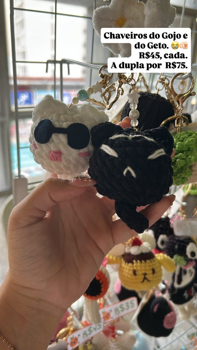 il___ia's tweet photo. Eu vendo crochê e estou tentando vender alguns produtos que sobraram na minha lojinha. Se alguém tiver interesse…

#btsisseven #vendaetrocabts #straykids #jujutsukaisenmodulo23 #jujutsukaisen https://t.co/G77ViTLjlt