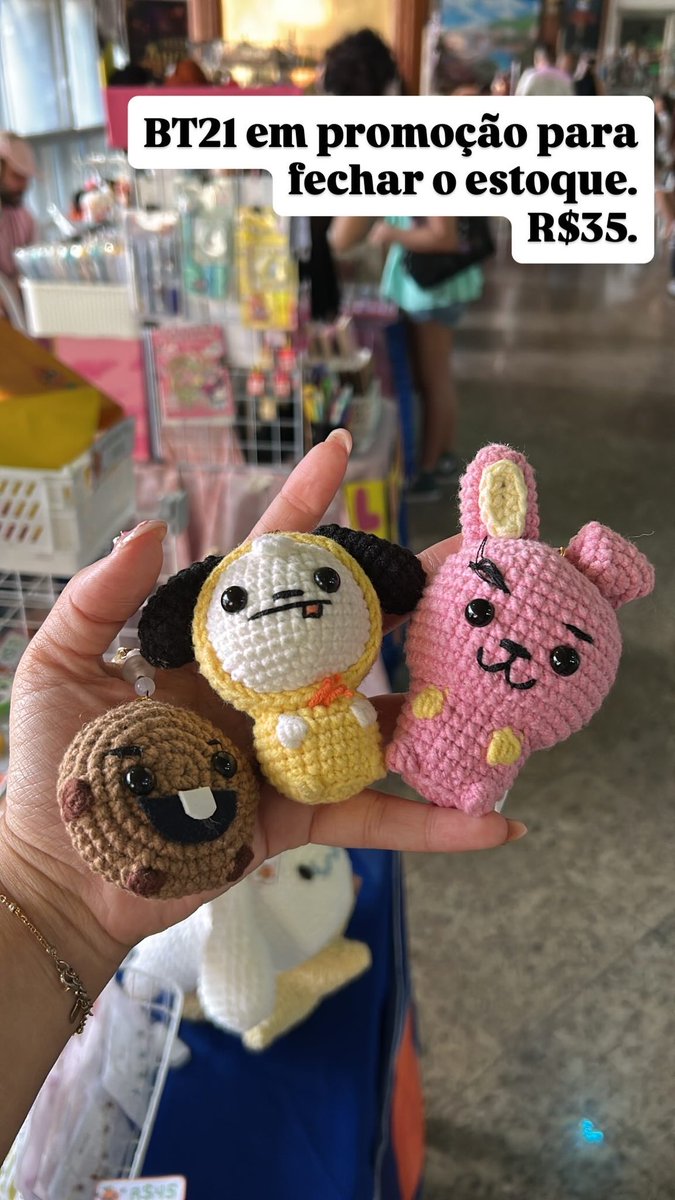 il___ia's tweet photo. Eu vendo crochê e estou tentando vender alguns produtos que sobraram na minha lojinha. Se alguém tiver interesse…

#btsisseven #vendaetrocabts #straykids #jujutsukaisenmodulo23 #jujutsukaisen https://t.co/G77ViTLjlt