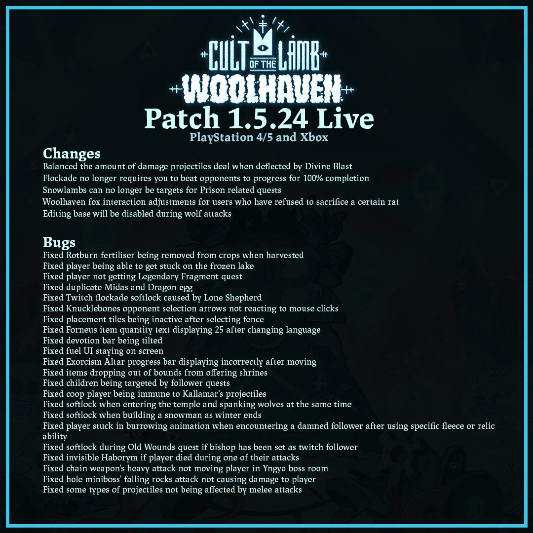 Cult of the Lamb Support 🙏🐑 tweet media