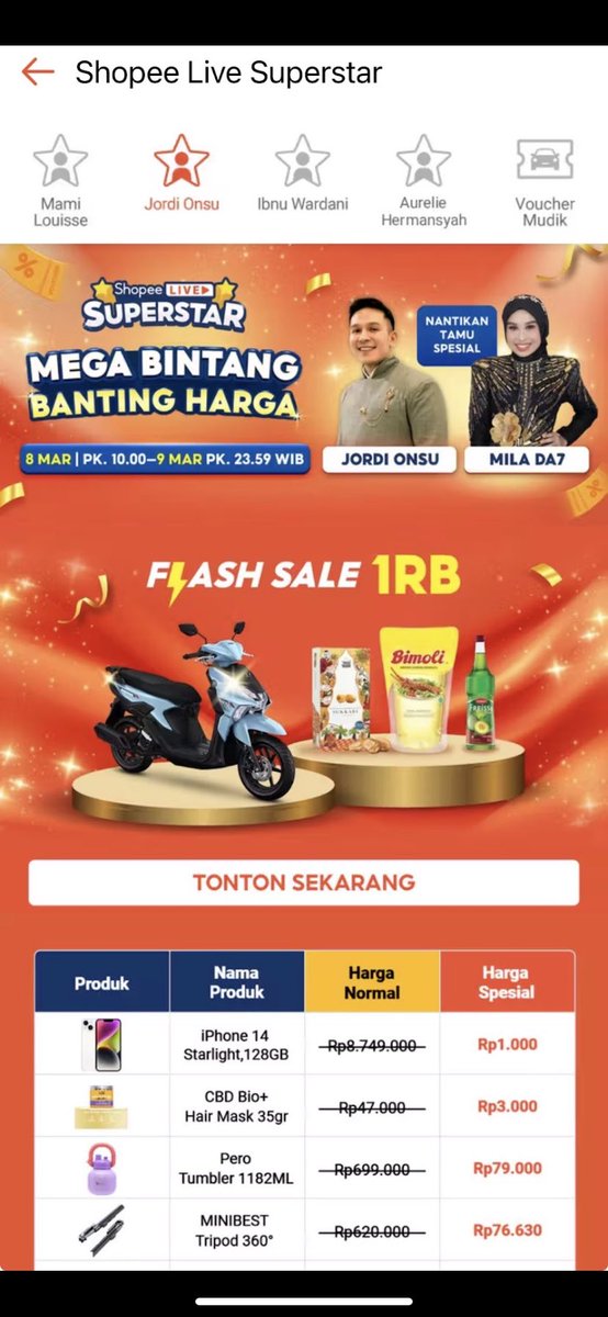 wujiqan's tweet photo. cantiknya adek ini karirnya udah makin maju nih semangat terus ya mila #MilaDA7diShopeeLive https://t.co/lnpi83MPCI