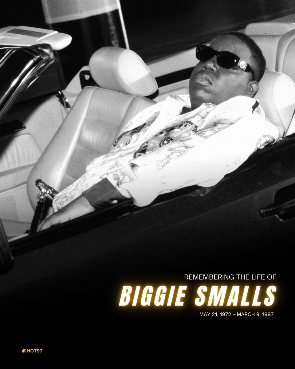 Today we remember the life of the late legendary Notorious B.I.G. 🙏🕊️
