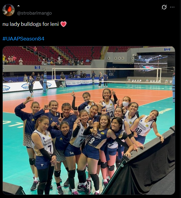 na para bang hindi kakampink ang core ng NU nung season 84, na kasagsagan ng campaign/rally 😌