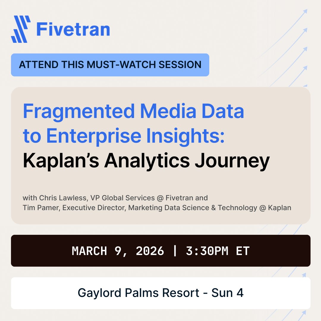 Fivetran tweet media