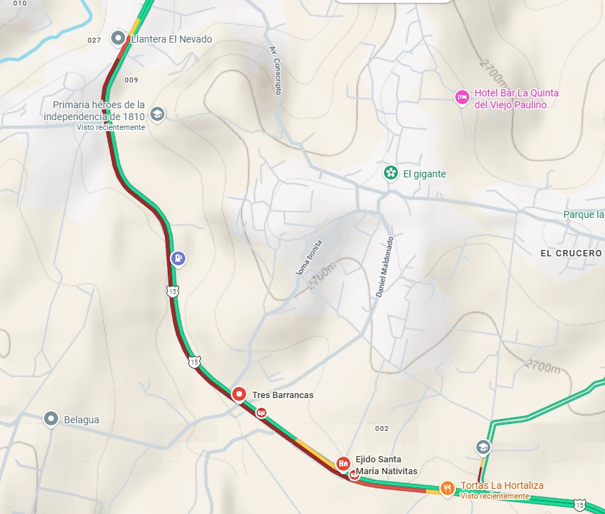#ReporteVial ⚠️ || #AlmoloyaDeJuárez 📍

Derivado de un percance vial 🚗💥🚙 , se registra tráfico lento 🐢 de aprox. 2 km, en la carretera Toluca-Morelia 🛣️ , a la altura de la capilla "Barrio de Caramelo" ⛪ , dirección a #Zitácuaro. 

Te sugerimos #MantenerLaCalma 😮‍💨 y