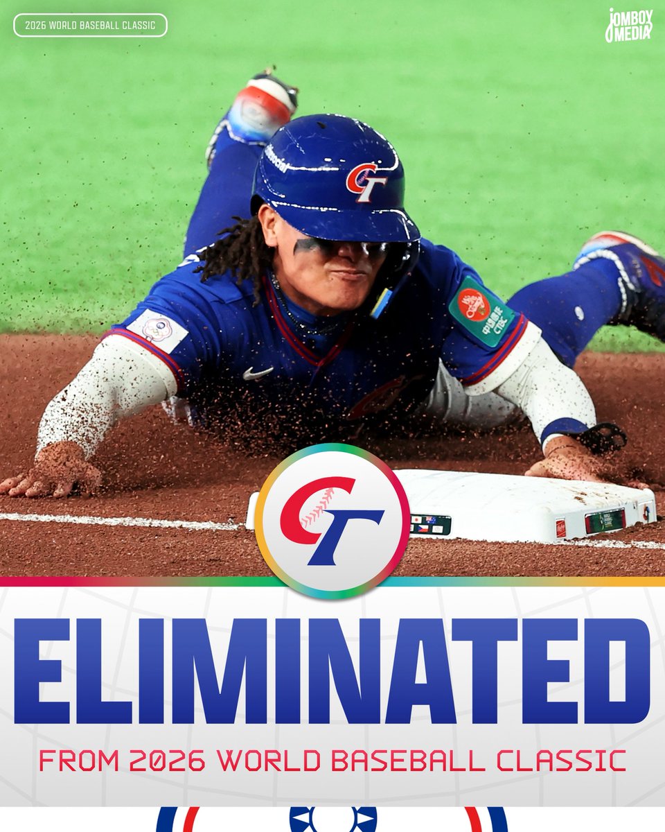 TalkinBaseball_'s tweet photo. Taiwan has been eliminated as Korea advances in the three-way tiebreaker scenario https://t.co/RpDfL48ujH