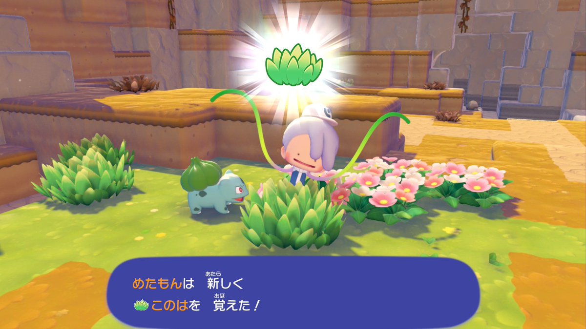 uru_h's tweet photo. ポケモンにニックネームつけない派の私、いつもゲームで使う名前はあるが、この子は主人公じゃないからその名前ではない…と悩みまくりひらがなに妥協… 日本語で良かった… https://t.co/2t7R68NaZ6