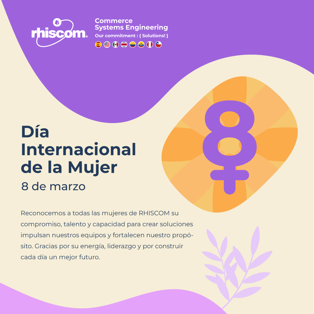 Rhiscom's tweet photo. ♀️ #DíaDeLaMujer 8 de marzo
💜👩‍💼 Reconocemos a todas las mujeres de RHISCOM su compromiso, talento y capacidad para crear soluciones impulsan nuestros equipos y fortalecen nuestro propósito. Gracias por su energía, liderazgo y por construir cada día un mejor futuro. https://t.co/jnpLVSInyy