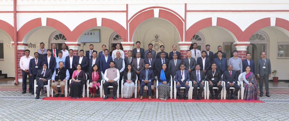 LBSNAA_Official's tweet photo. The 5-Day In-Service Training Programme on ‘Energy Sector: Challenges and Response’ began on 9th March ’26 at LBSNAA with the aim to reinforce the competencies of civil servants to address emerging challenges &amp; evolving policy responses in India’s energy landscape. https://t.co/AoayXrv0fs