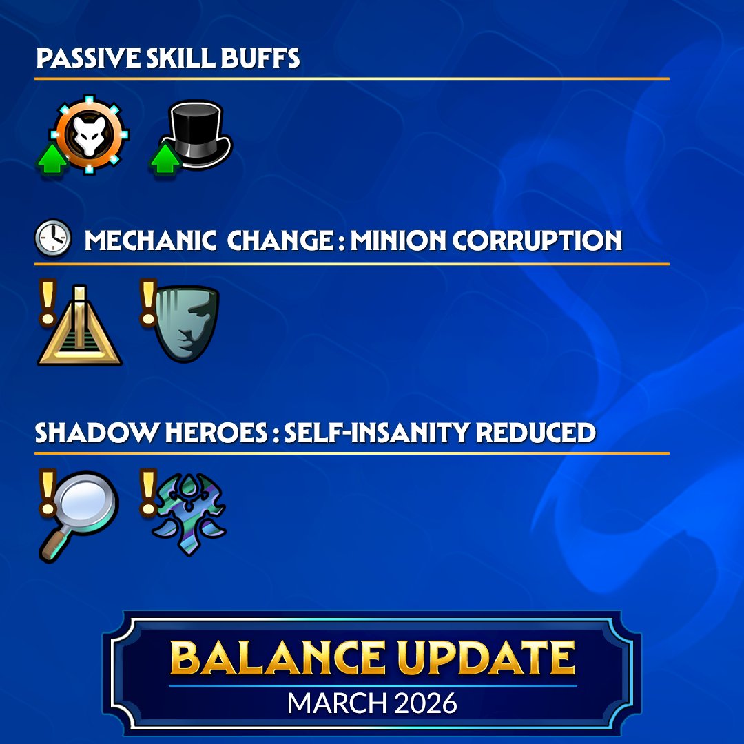 EmpiresPuzzles's tweet image. March balance update is here! ⚖️
We’ve got buffs for Constructs, Stylish Costumes, Veggies, Shadow Heroes and more! 💪
A few past HotM also get a boost!  📅
👉 Check out the full notes at empiresandpuzzles.com/news/march-202…
#balanceupdate #hotm #heroes