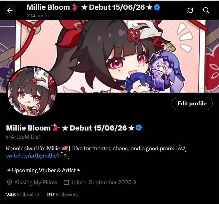 Millie Bloom💃🏻 ★ Debut 15/06/26 ★ tweet media