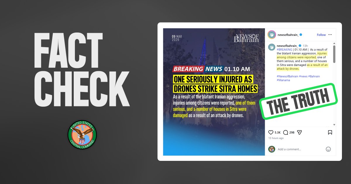 U.S. Central Command tweet media