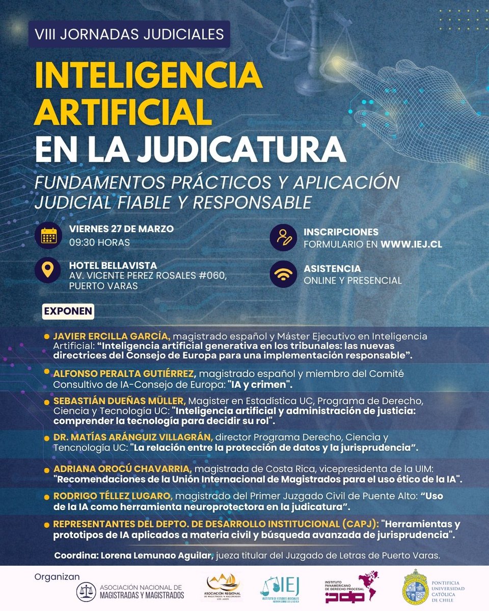 Magistradas y Magistrados de Chile tweet media