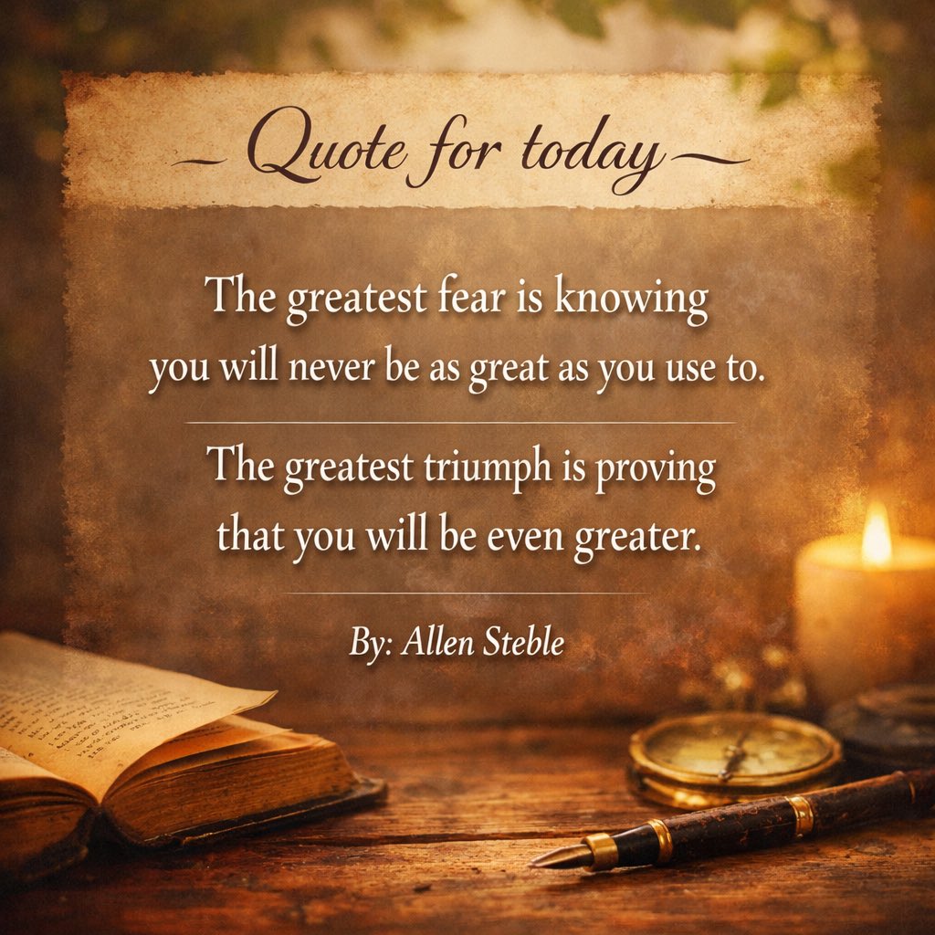 KHaneyRacing's tweet photo. “Quote for today”
Sometimes our biggest fear is falling behind our past… but our greatest victory is becoming better than we ever were. 💪✨
#DailyMotivation #MindsetMatters #GrowthMentality #KeepPushing #BeGreater https://t.co/IQyx0ocNjW