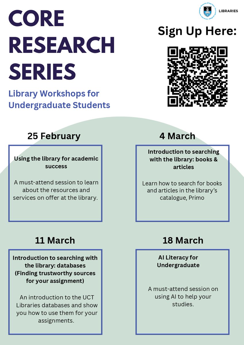 UCT Libraries tweet media