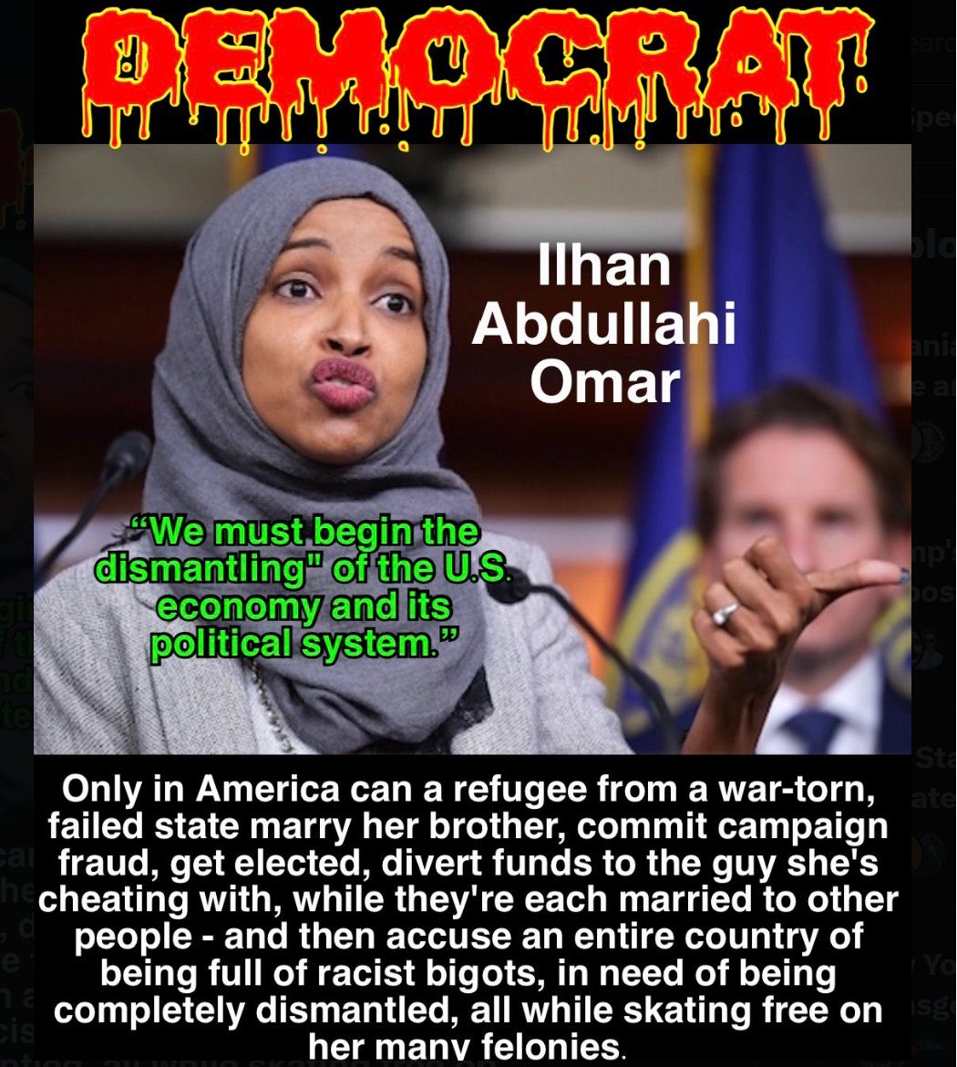 CalvinSwine905's tweet image. #IlhanOmar is an #unrepentant #unabashed corrupt #liar &amp;amp; a thief who belongs in #jail. #America is truly broken to allow a #rat like her along with her fellow thieving #Somalian rats to thrive in #America. Shame on #America not on them. What’s wrong with you #America? Why can’t