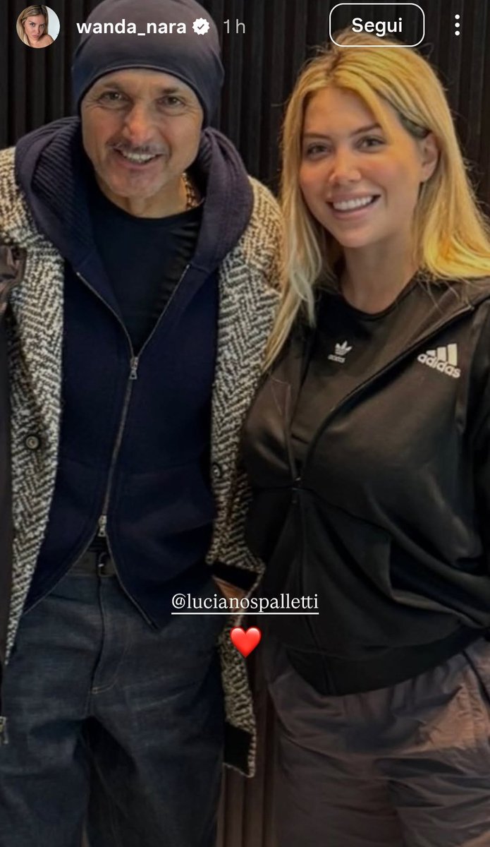 mirkonicolino's tweet image. Incontri milanesi per mister #Spalletti #WandaNara