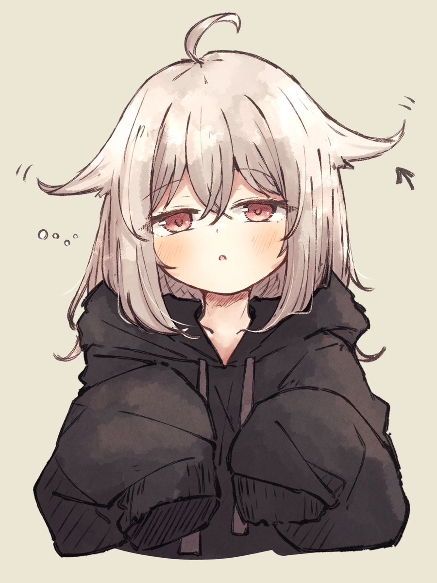 こういう髪ハネてる子好きっていう落書き