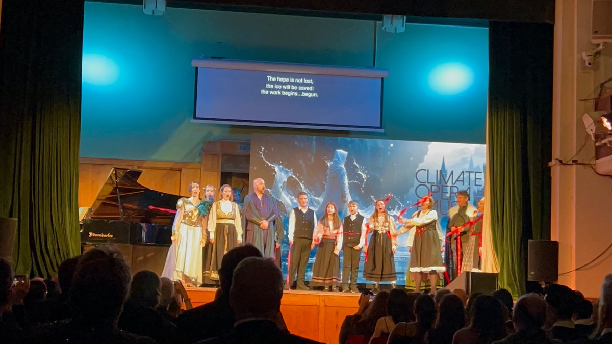 Climateopera's tweet image. Two nights of music, staging and projection at the London Premiere this past weekend featuring our beautiful musician Stefania Passamonte.#soriamoria #climateoperahaus @stefaniapassamonte #londonpremiere
@conwayhall