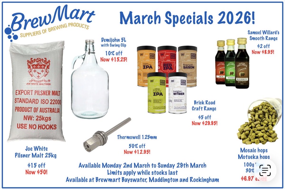Brewmart Brewing Supplies tweet media